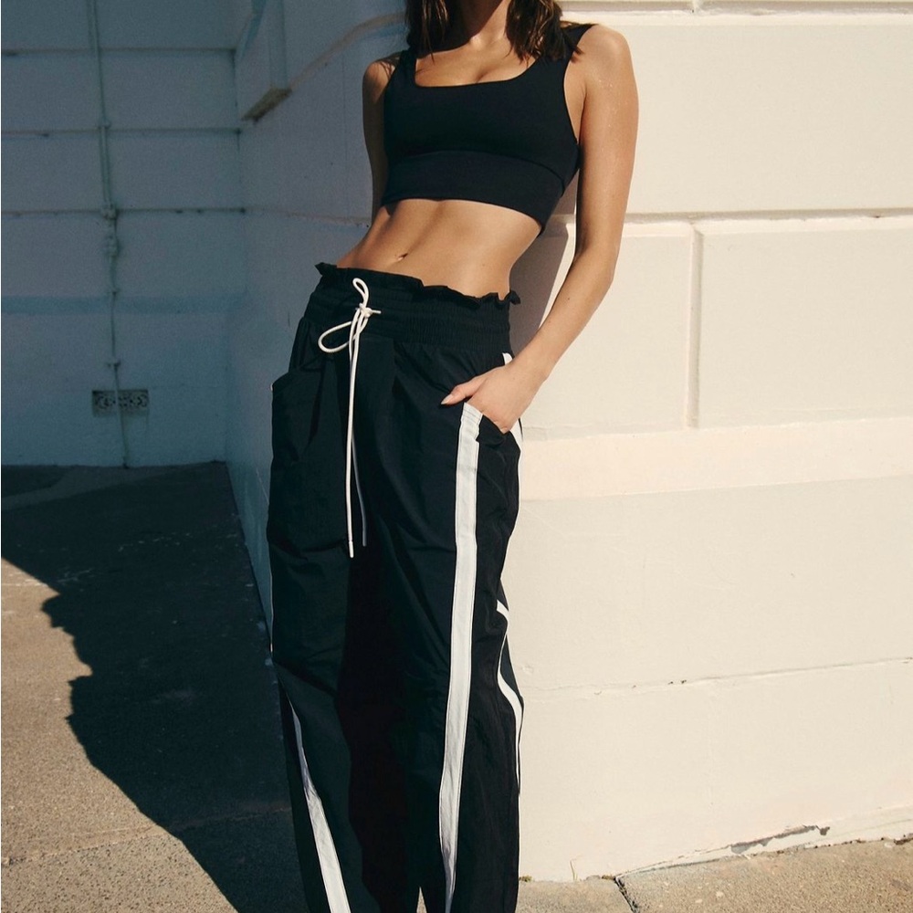 FP Movement Black and White Track Pants